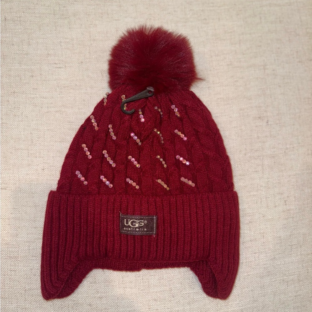 UGG red beanie